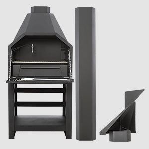 800 Super De Luxe Freestanding Braai