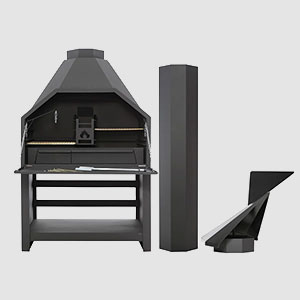  1200 Super De Luxe Freestanding Braai